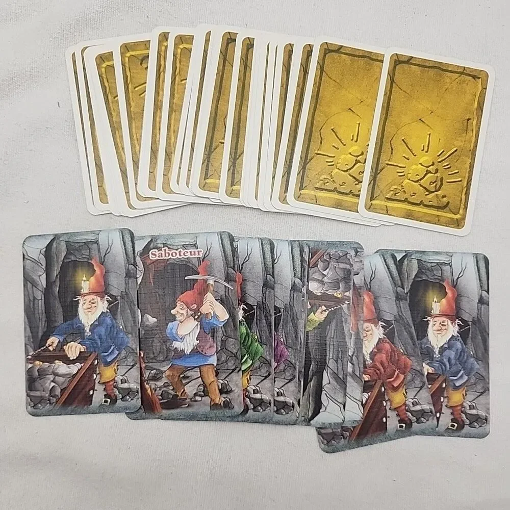 Game Saboteur Card Z-MAN Games Frederic Moyersoen 2004 Dig For Gold Complete